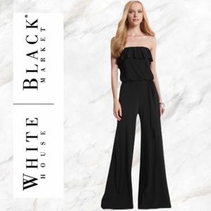 White House Black Market Black Jumpsuit size small